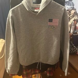 Team Apparel Gray Sweatshirt Hoodie